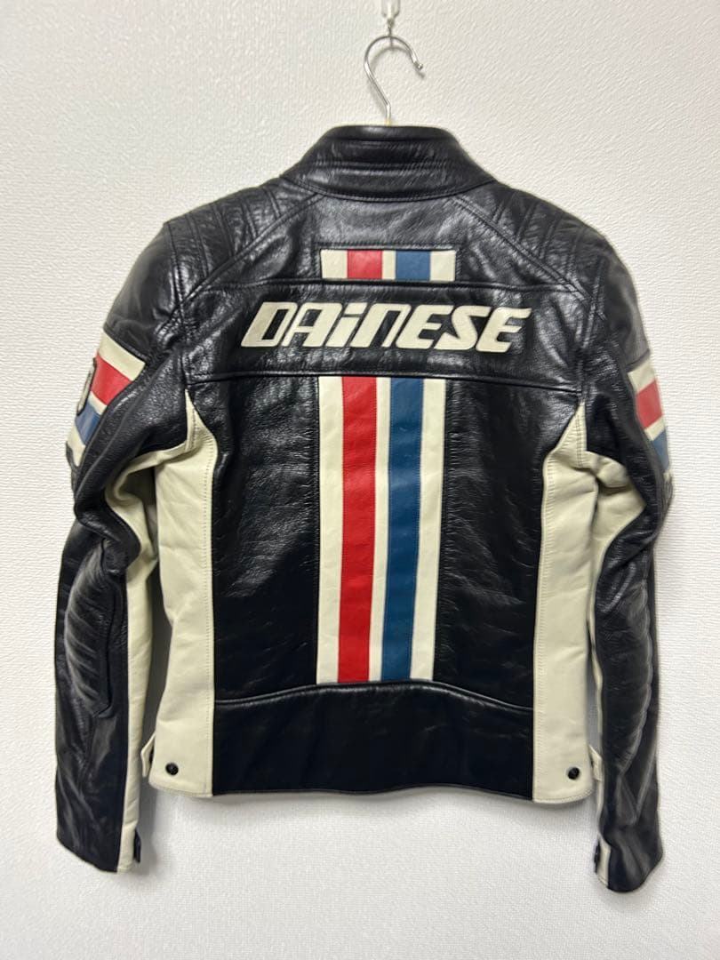 DAINESE レザージャケットトリコロール