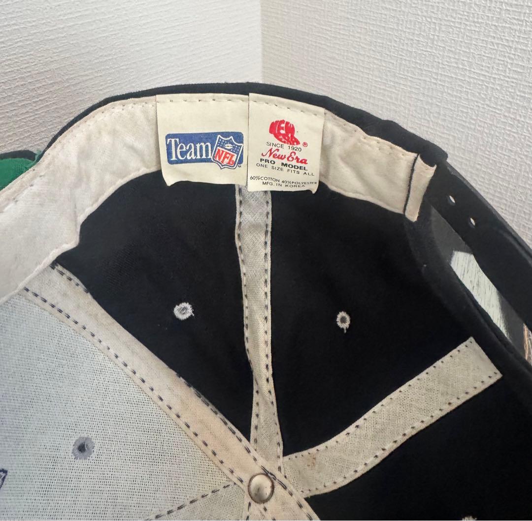 80〜90's RAIDERS newera black cap