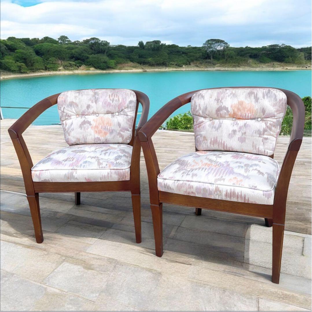 【送料無料】マルニ木工 アームチェア 地中海シリーズ レティーロ 2脚セット