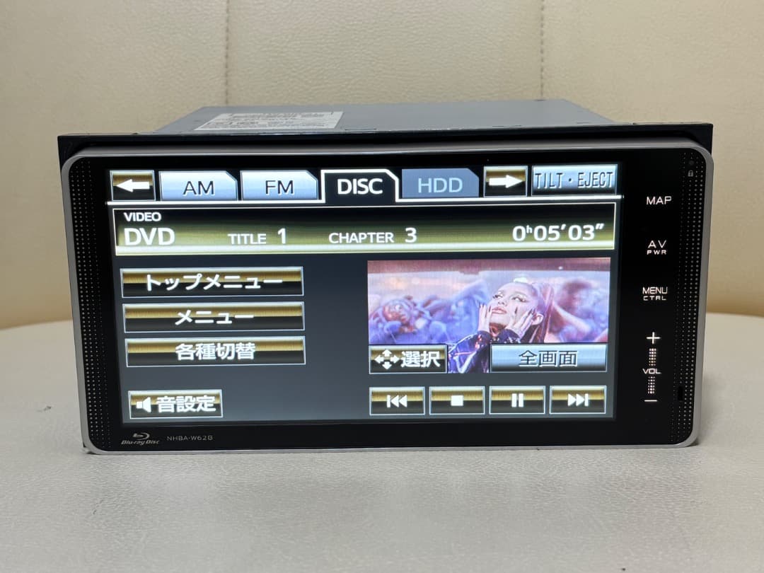 トヨタ NHBA-W62G ブルーレイディスク地図データ 2012
