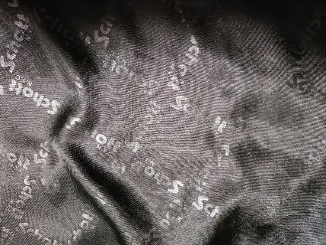 schott ボアフリーススタジャン　刺繍ロゴ　Mサイズ