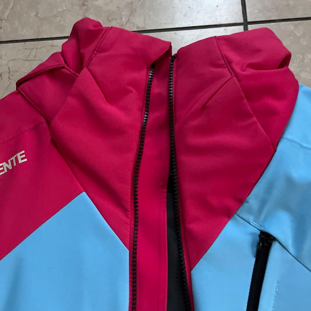 DESCENTE スキーウェアセット 赤/青ユニセックスssサイズ