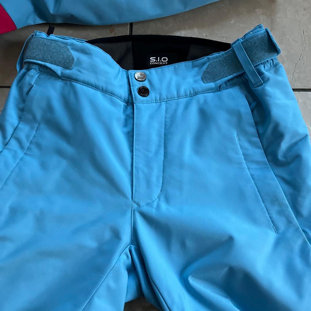 DESCENTE スキーウェアセット 赤/青ユニセックスssサイズ