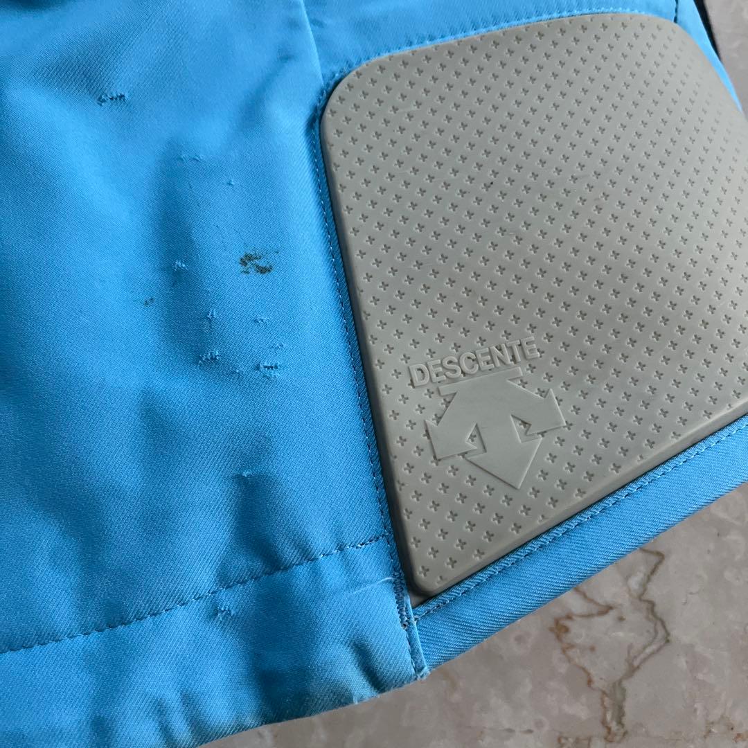 DESCENTE スキーウェアセット 赤/青ユニセックスssサイズ