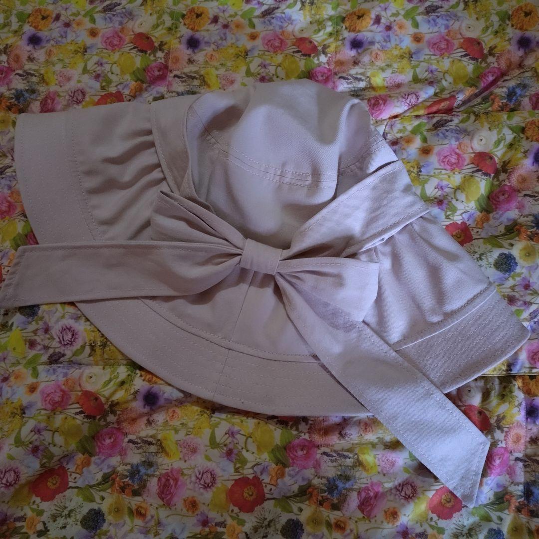 【はるはる】ピンクハウス　バックリボンデニムハット　帽子