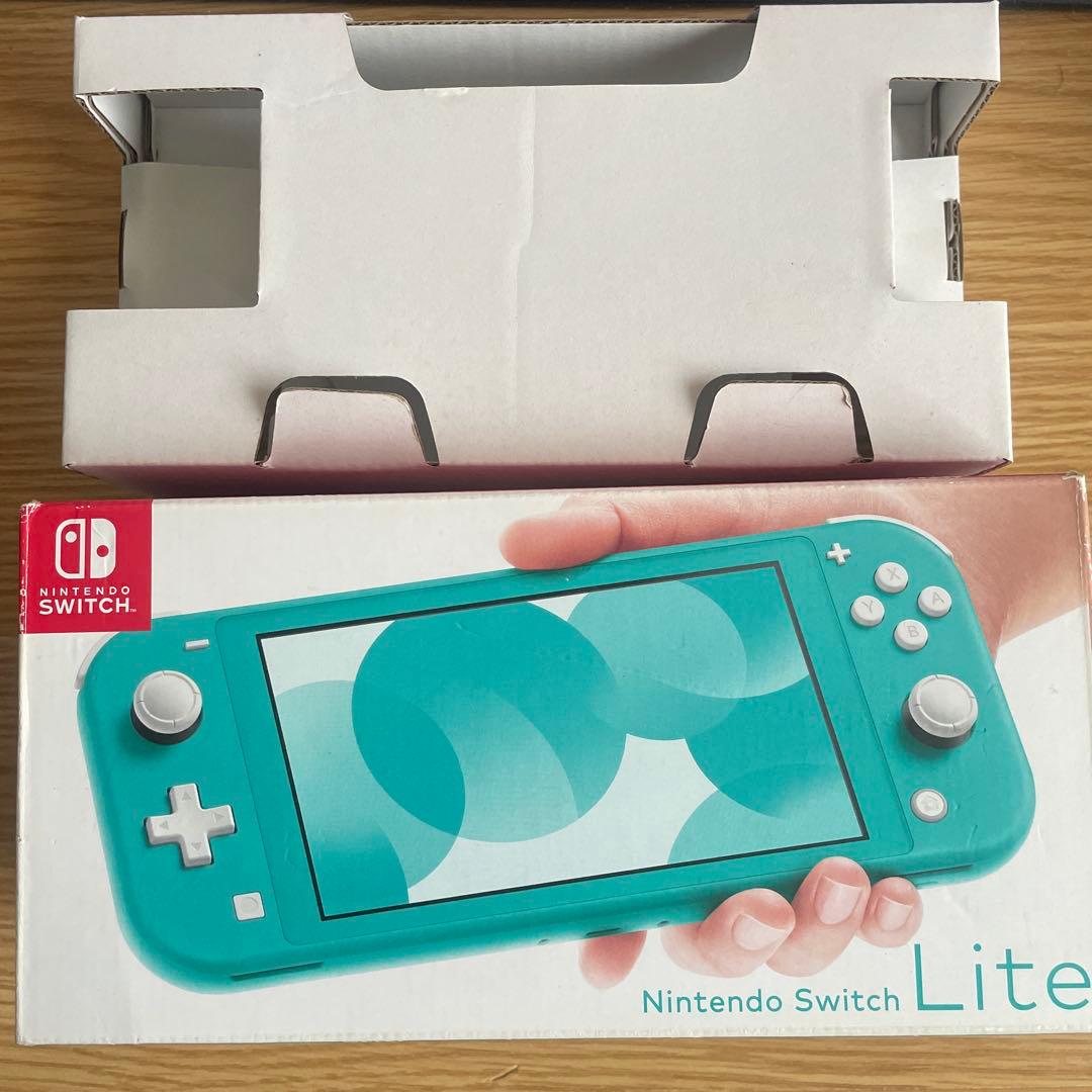Nintendo Switch Lite ターコイズブルー　充電器付き