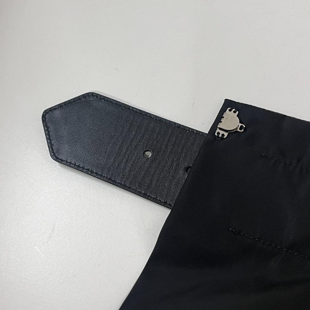 美品 PRADA Re-Nylon ベルト付 プリーツ ミニスカート 38