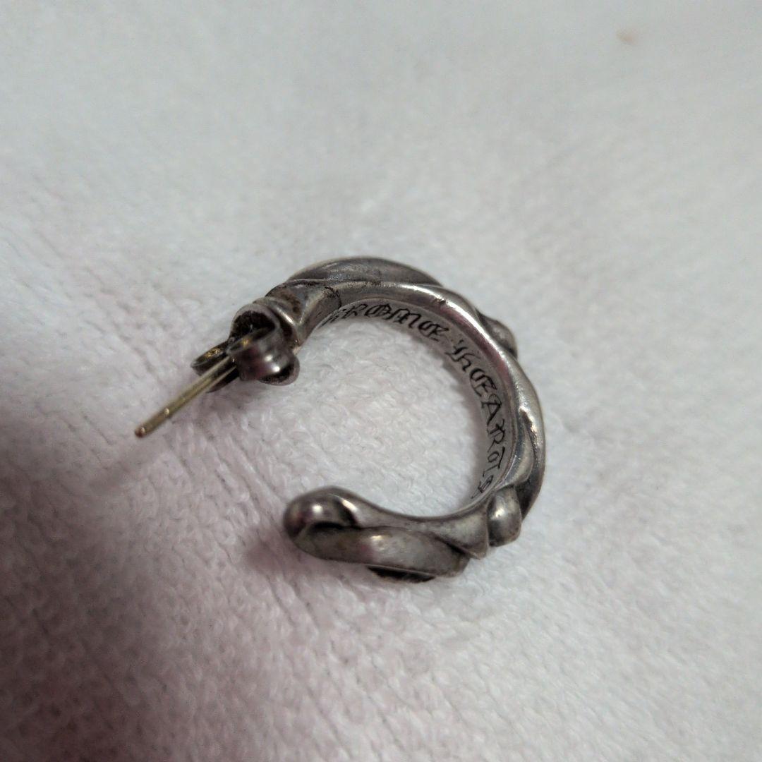 シルバー ツイストデザイン ピアス(片耳用)