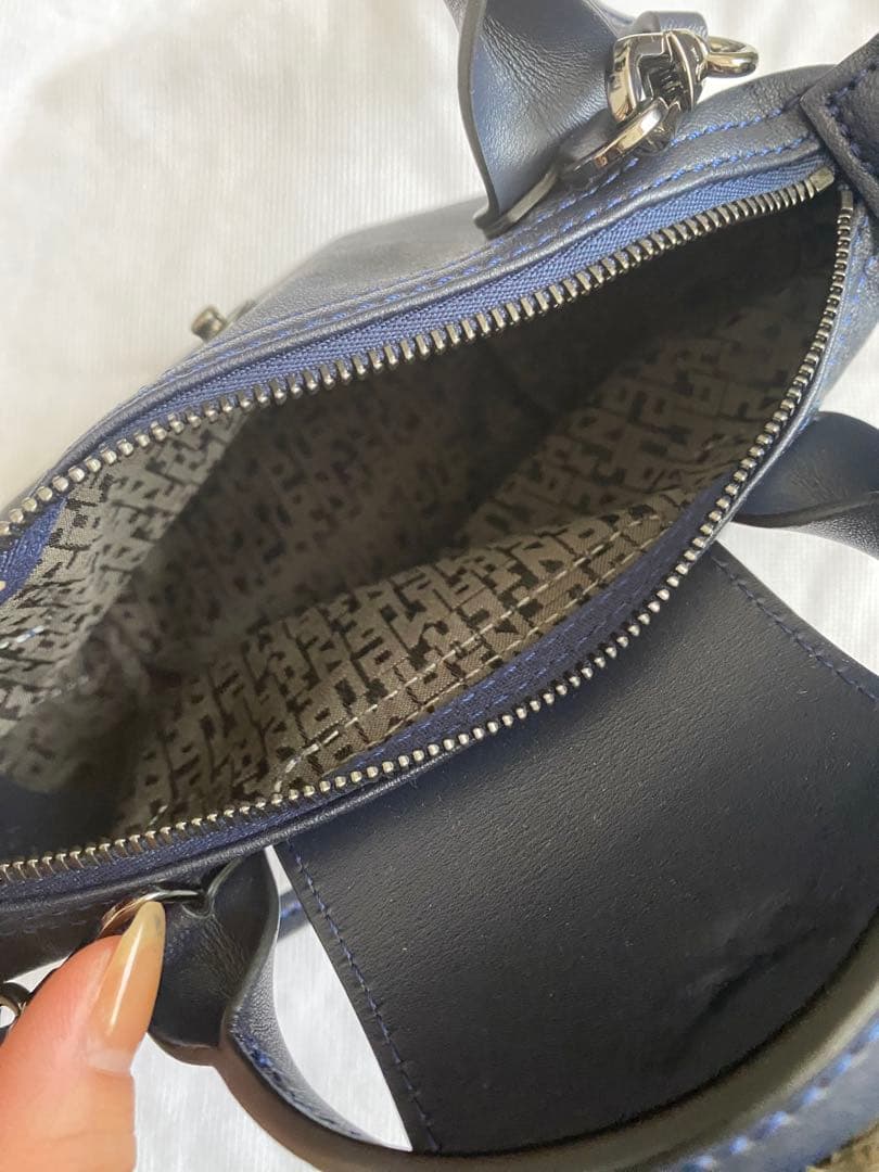 LONGCHAMP ネイビー ショルダーバッグ