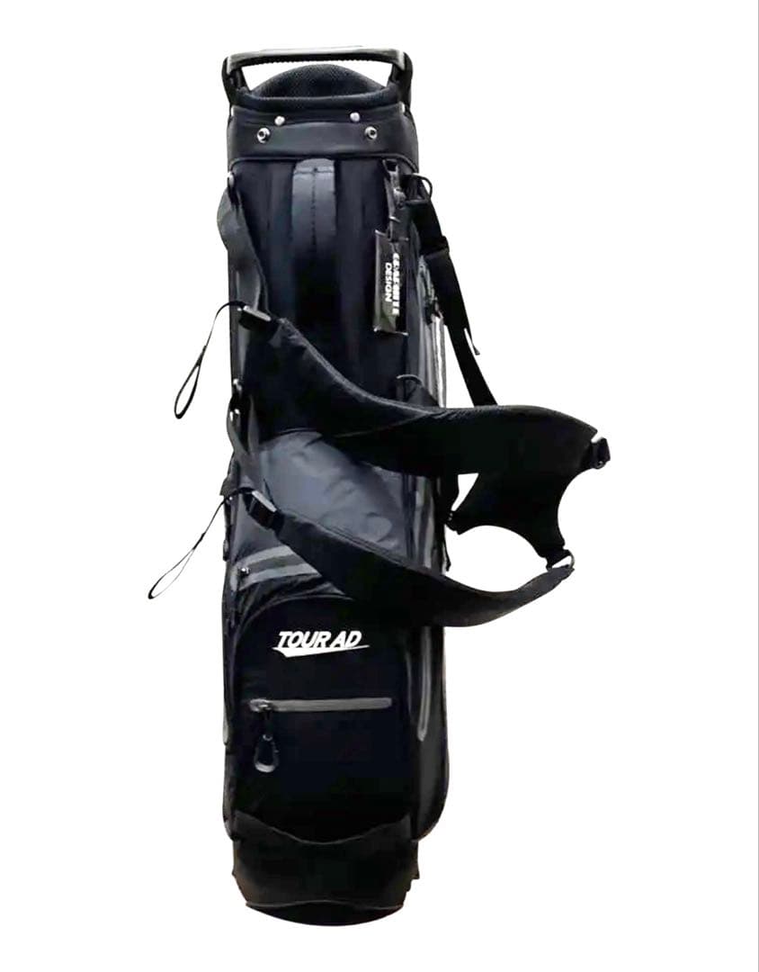 グラファイトデザインキャディーバック　2023年モデル　プロ支給品　黒　ブラック