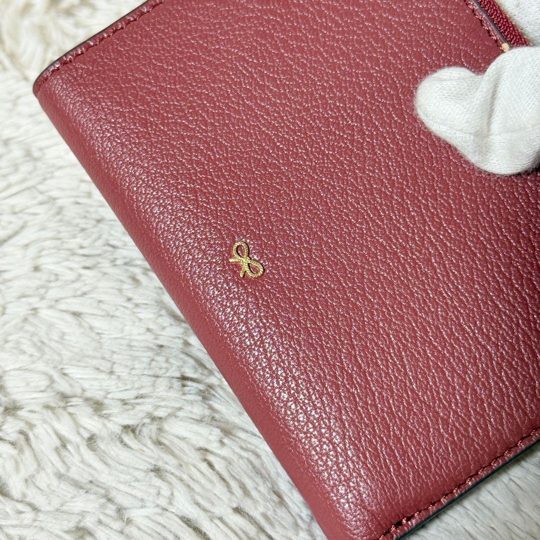 未使用✨アニヤハインドマーチ　ピーピングアイズ　スモールダブルジップ　ウォレット