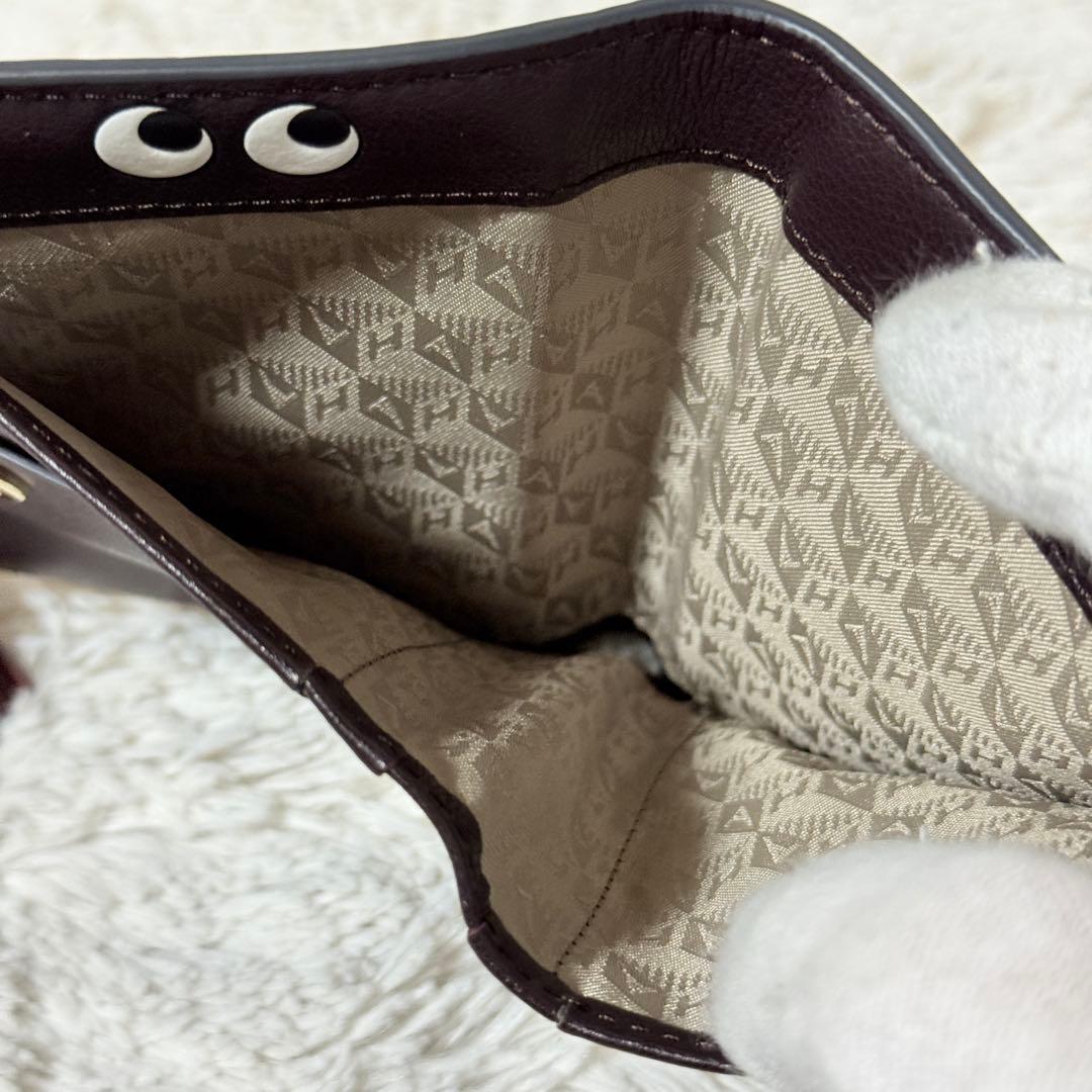 未使用✨アニヤハインドマーチ　ピーピングアイズ　スモールダブルジップ　ウォレット