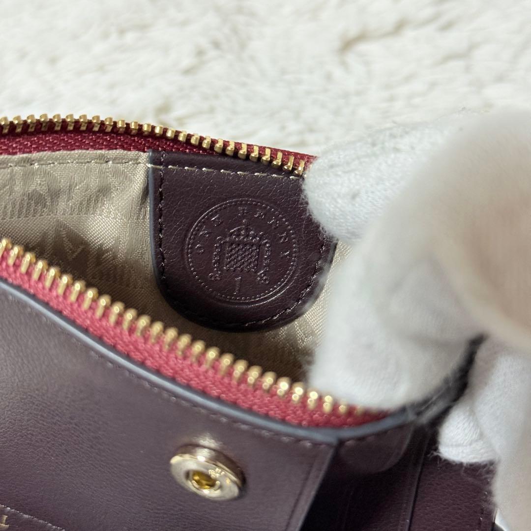 未使用✨アニヤハインドマーチ　ピーピングアイズ　スモールダブルジップ　ウォレット