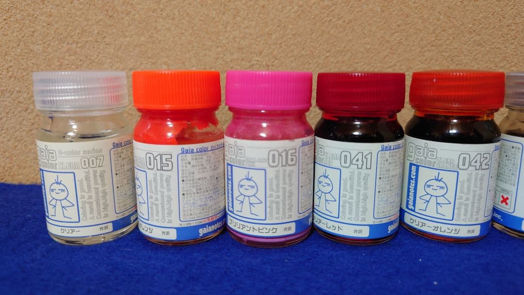 Mr.カラー、ガイアノーツなと塗料セット