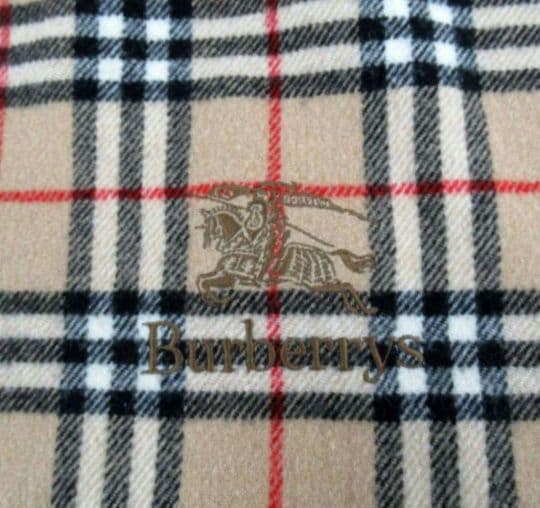 【美品】Burberrys ウールひざ掛け ブランケットノバチェック柄