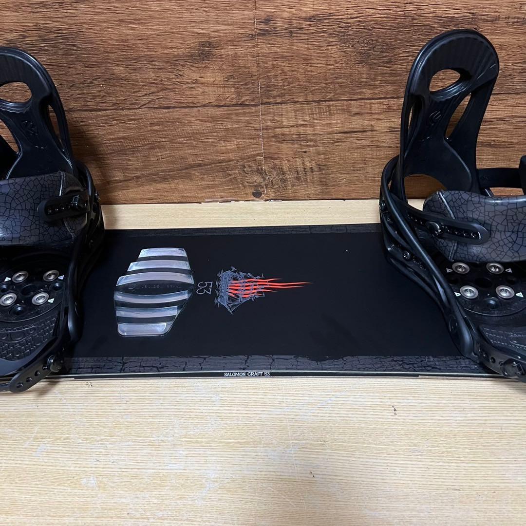 美品 SALOMON サロモン　CRAFT メンズ　スノーボード2点 153cm