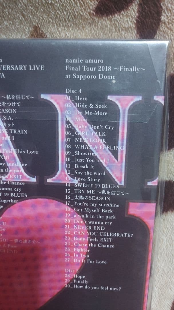 レア新品未開封安室奈美恵Finally札幌公演DVD