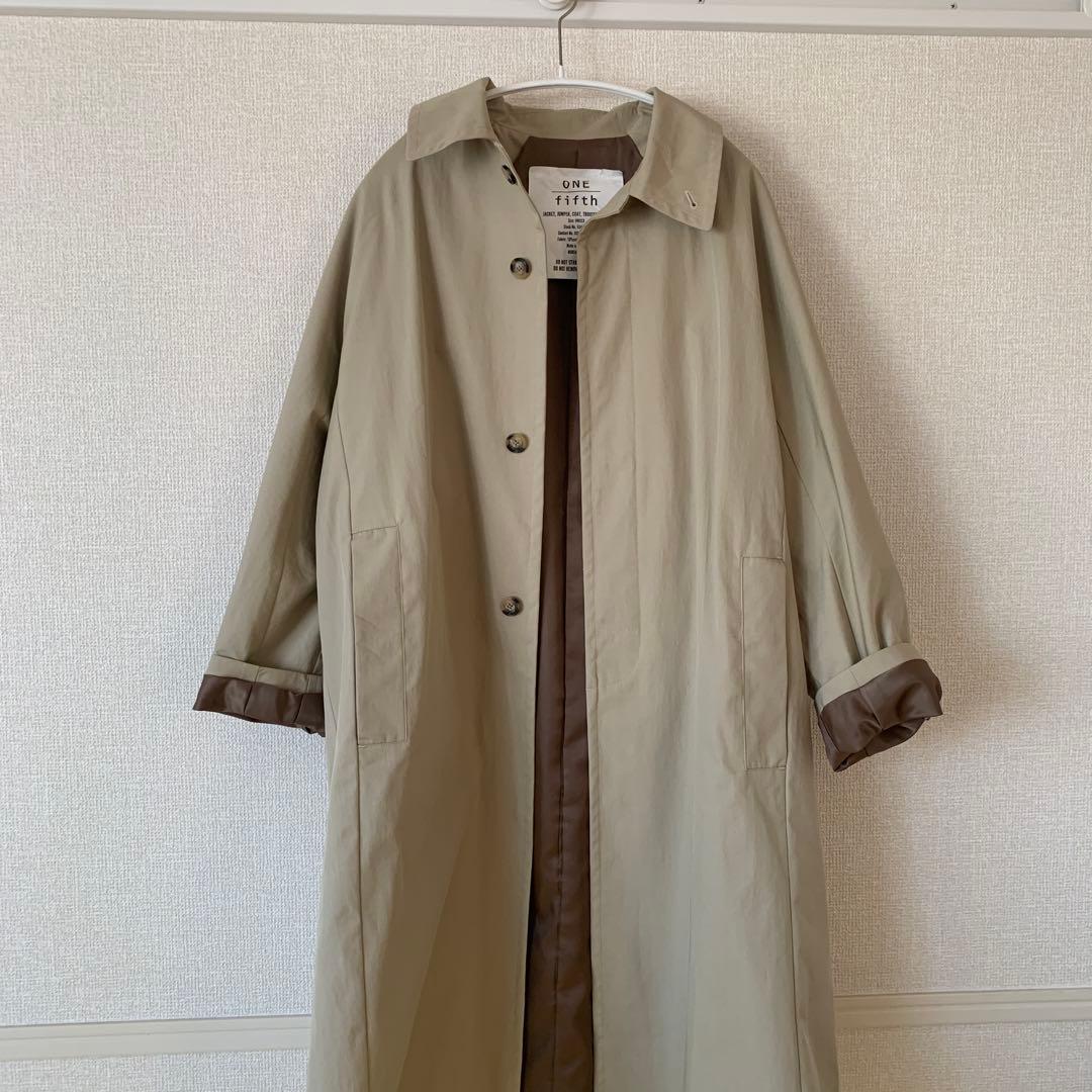おんぷ【未使用】ONEfifth-ワンフィフス　ステンカラーコート