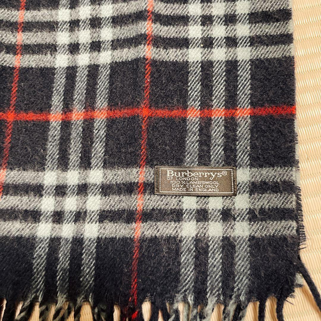 美品✨BURBERRYカシミヤ100% マフラー チェック柄 バーバリー