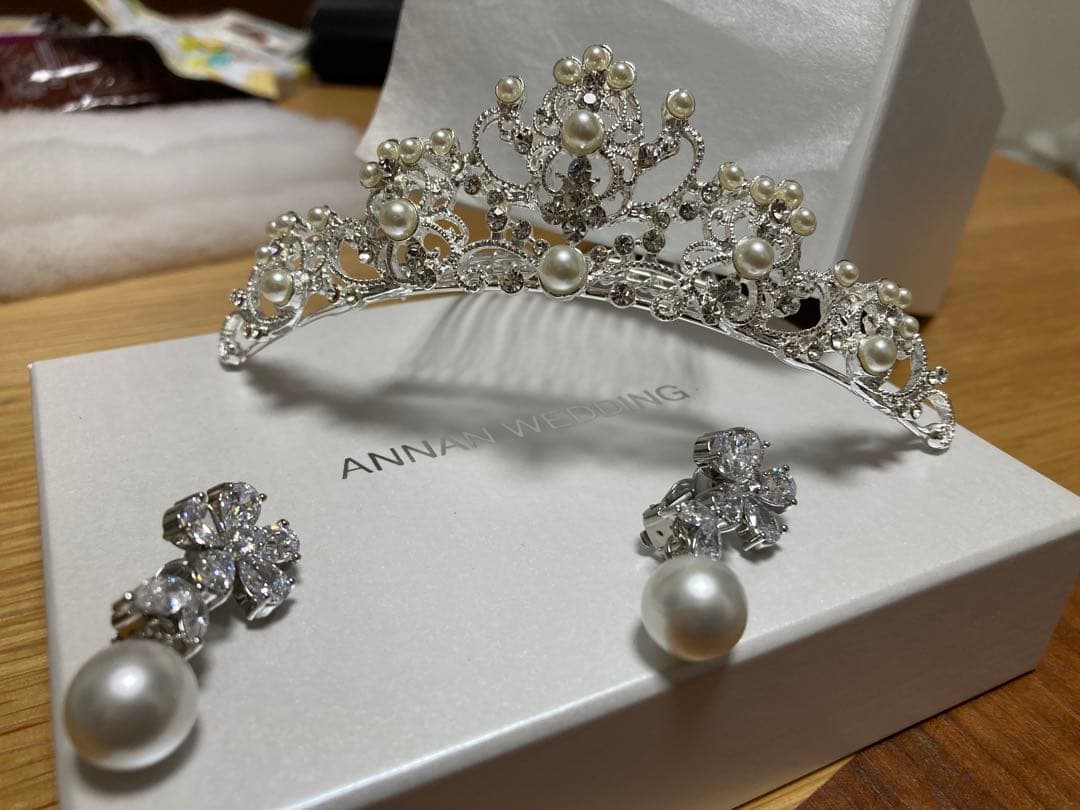 ANNAN WEADDING ティアラ&イヤリング