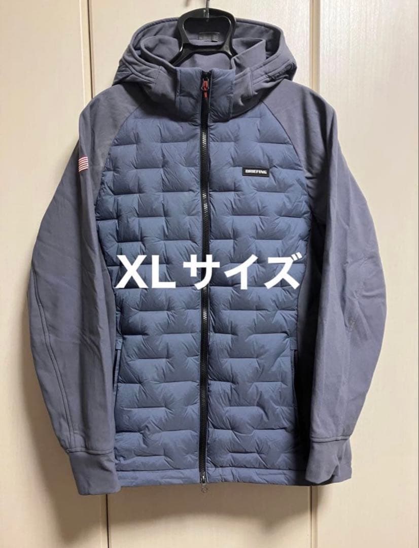 BRIEFING ハイブリッドダウンパーカー XL グレー