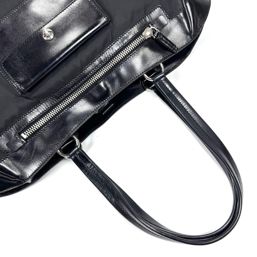 美品✨ PRADA プラダ ハンドバッグ 肩掛け ブラック ビジネスバッグ