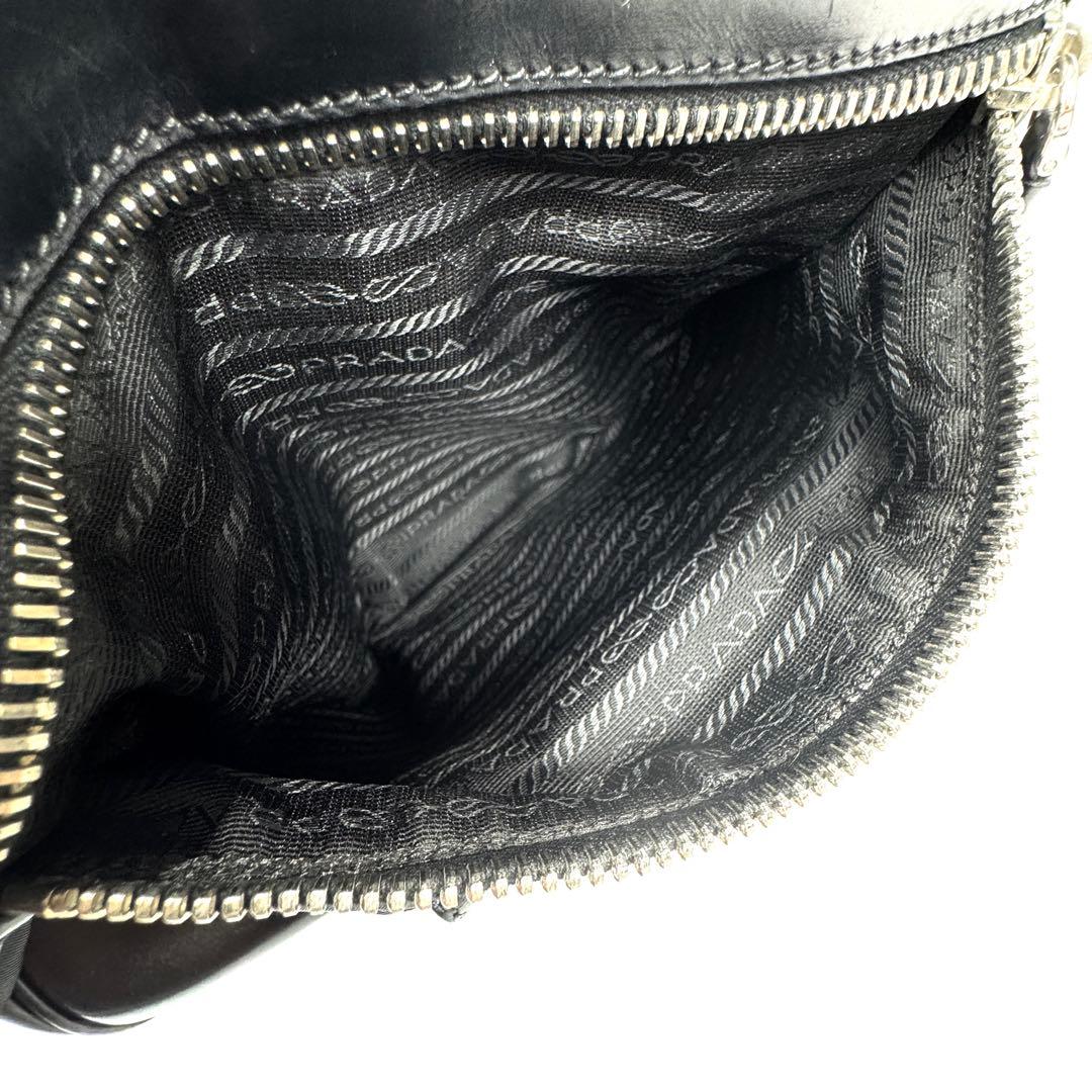 美品✨ PRADA プラダ ハンドバッグ 肩掛け ブラック ビジネスバッグ