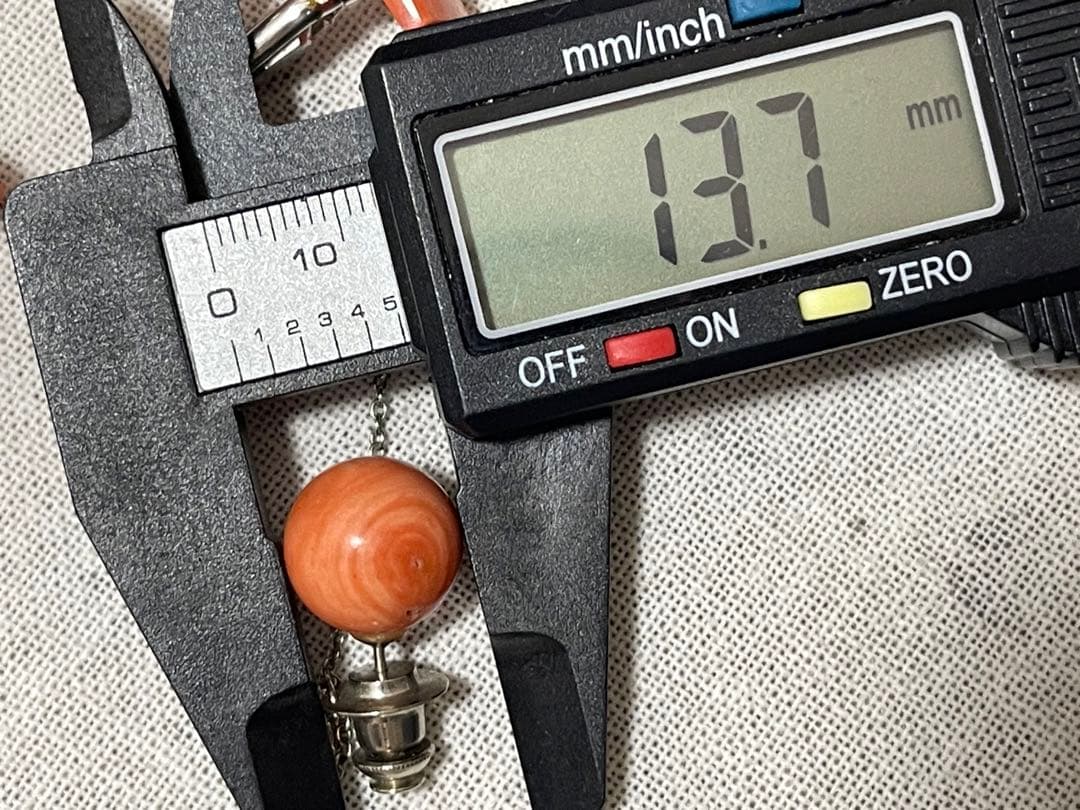 珊瑚？珊瑚風？洋銀 カフスボタンとネクタイピンセット