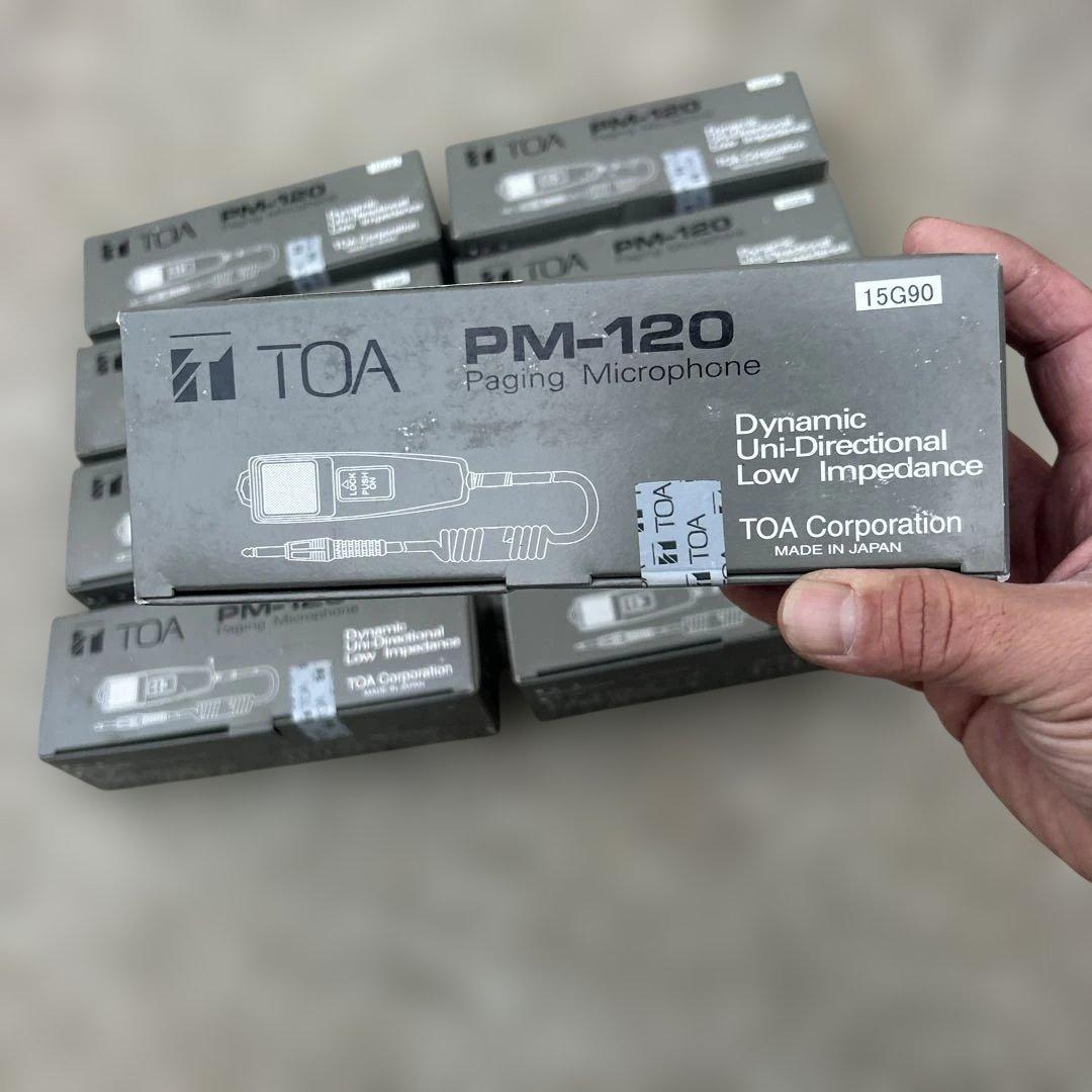 9個セット‼️‼️ TOA PM-120 Paging Microphone