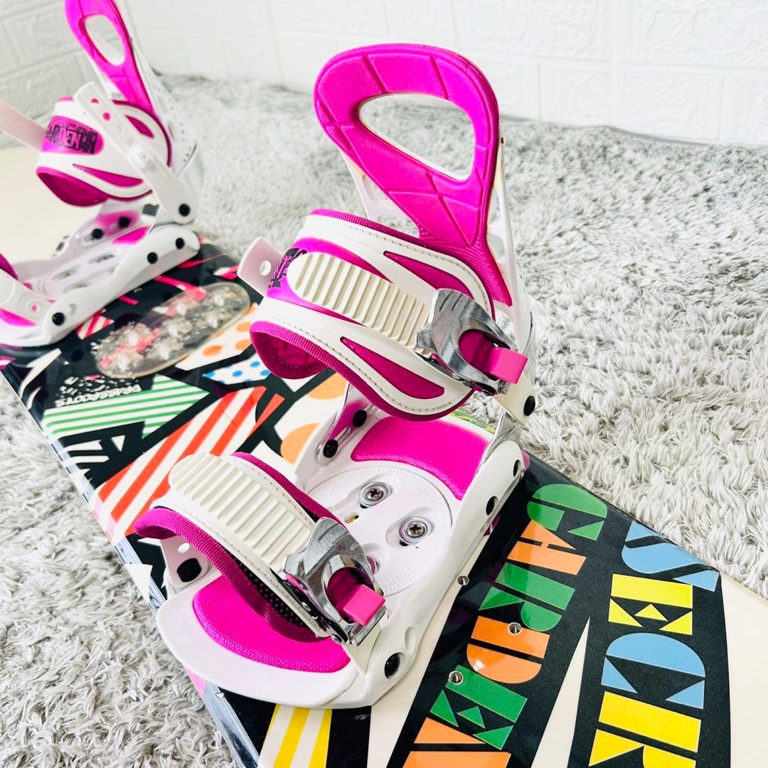 【初心者おすすめ】 レディース　スノーボード　2点セット　入門　140cm