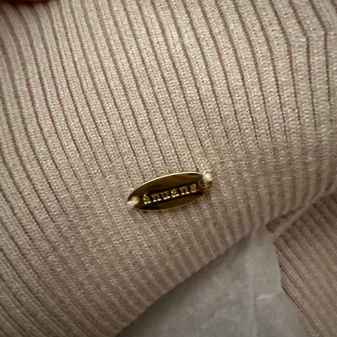 【最終値下げ】anuans ホリデー　ドッキングニットワンピース