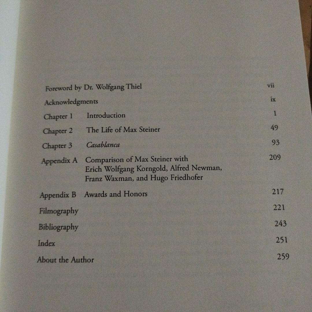 アート・デザイン・音楽 Max Steiner: Composing Casablanca