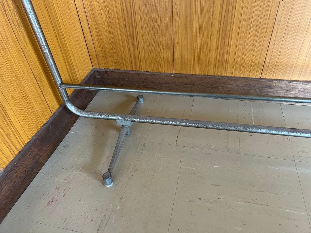 【O-1371】 ハンガーラック 大型 アパレル 古着屋 フリマ 昭和レトロ