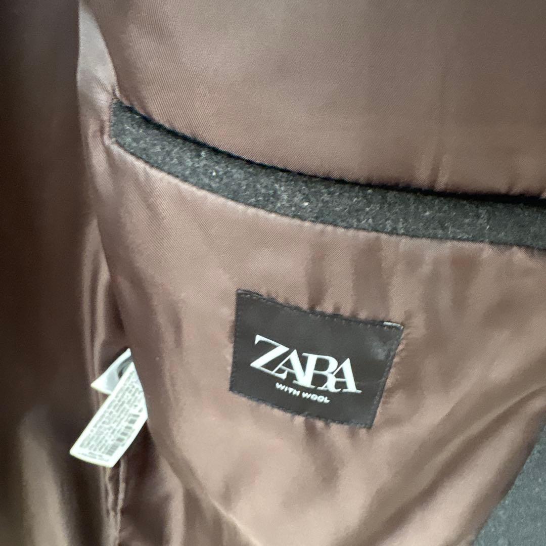 ZARA ウールレギュラーフィットコート XL ザラ