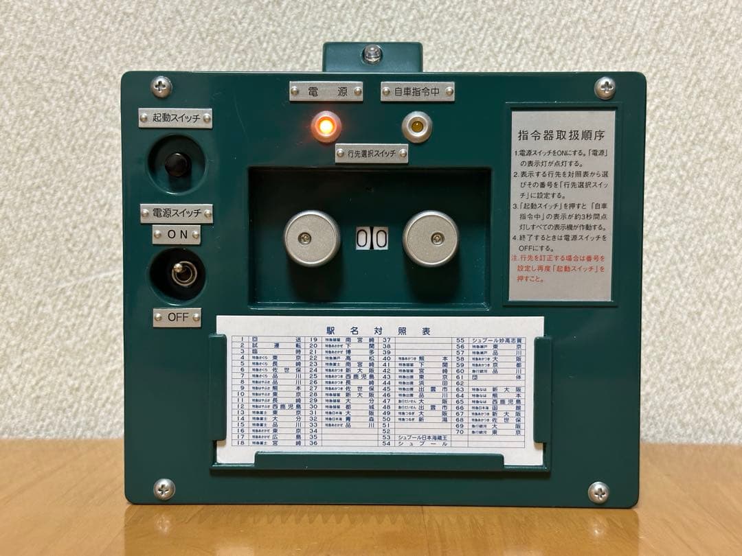 TOMYTEC 電動側面方向幕 24系25形寝台客車 、指令器セット