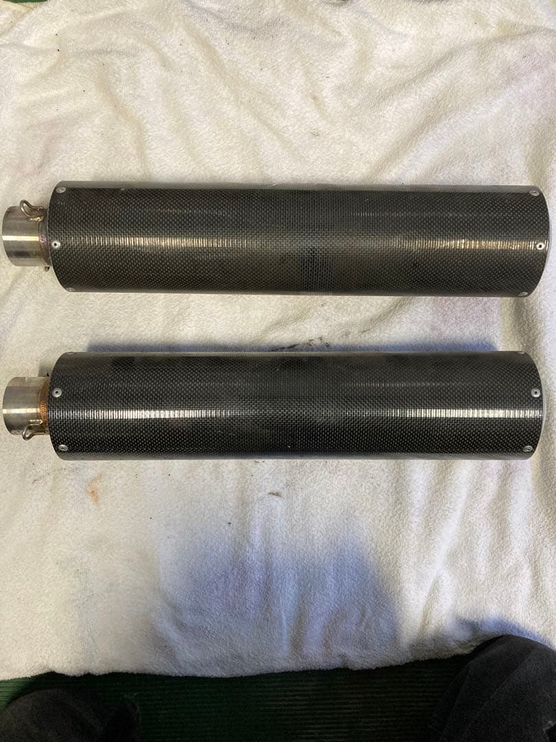 バイク用 カーボンスリップオンサイレンサー　2本セット