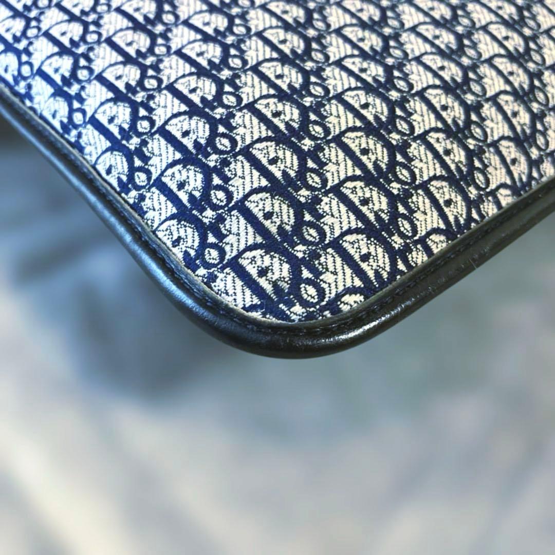 クリスチャンディオール トロッター クラッチバッグ セカンドバッグ ネイビー