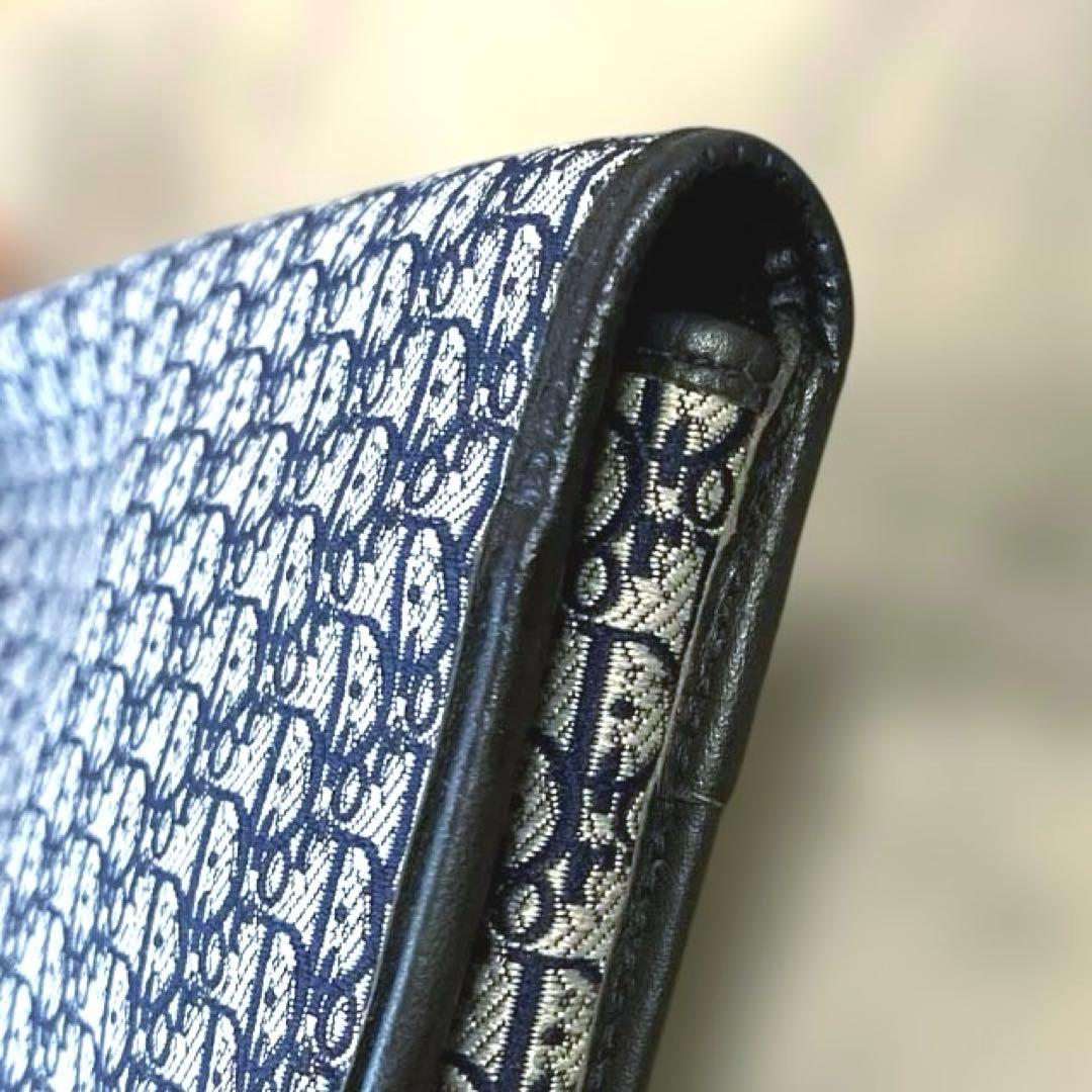 クリスチャンディオール トロッター クラッチバッグ セカンドバッグ ネイビー