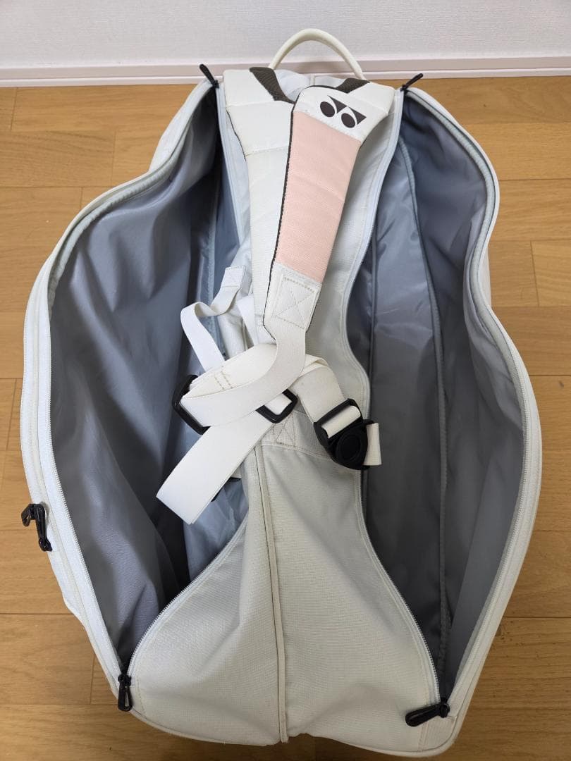YONEX ラケットバッグ BAG2402R 大容量 白 ピンク