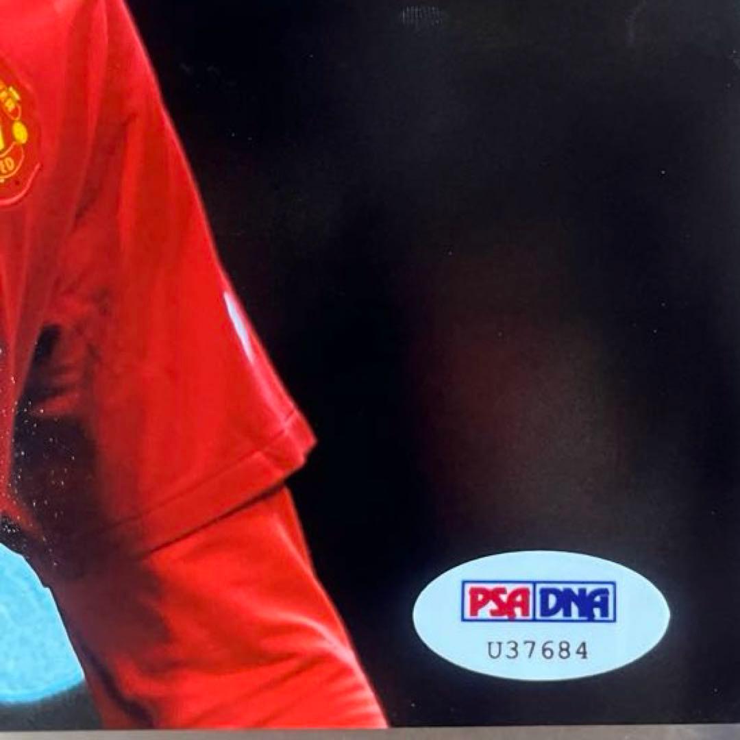 ベッカム サインフォト マンチェスター・ユナイテッド PSA/DNA認証