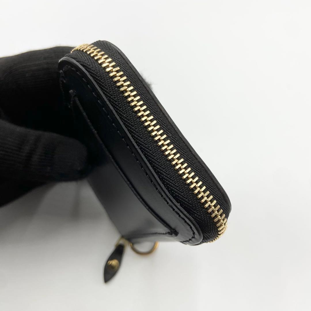 極美品　グレンロイヤル　SMALL ZIP WALLET レザー　黒