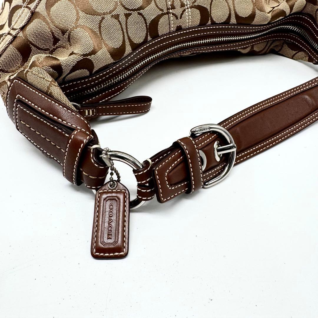 バッグ Coach Signature Soho Hobo Shoulder Bag
