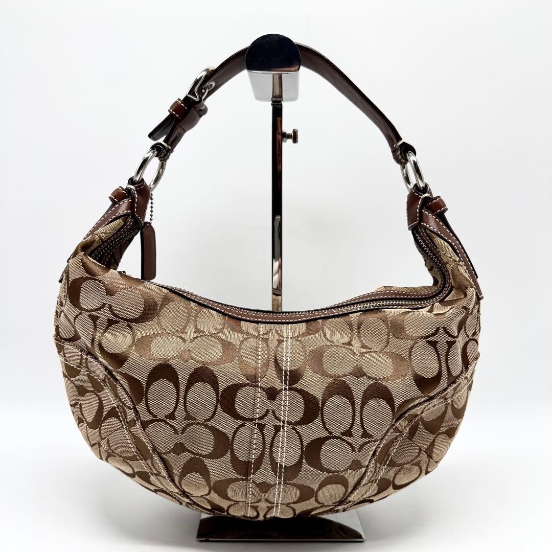 バッグ Coach Signature Soho Hobo Shoulder Bag