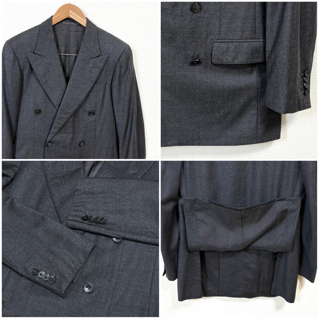 Ermenegildo Zegna HERITAGE ダブルスーツ 44Y 濃灰
