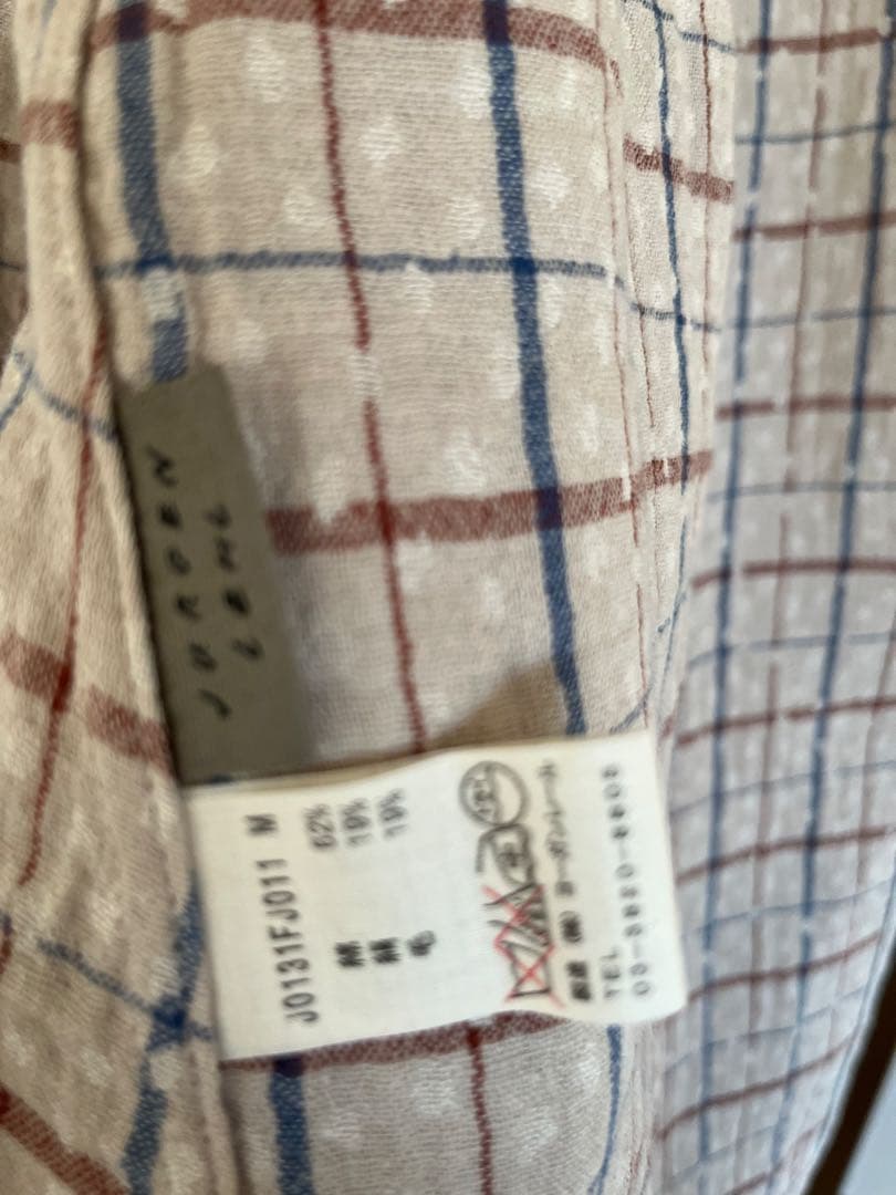 ヨーガンレール　未使用リバーシブル　綿　絹　毛手の込んだコート　羽織り