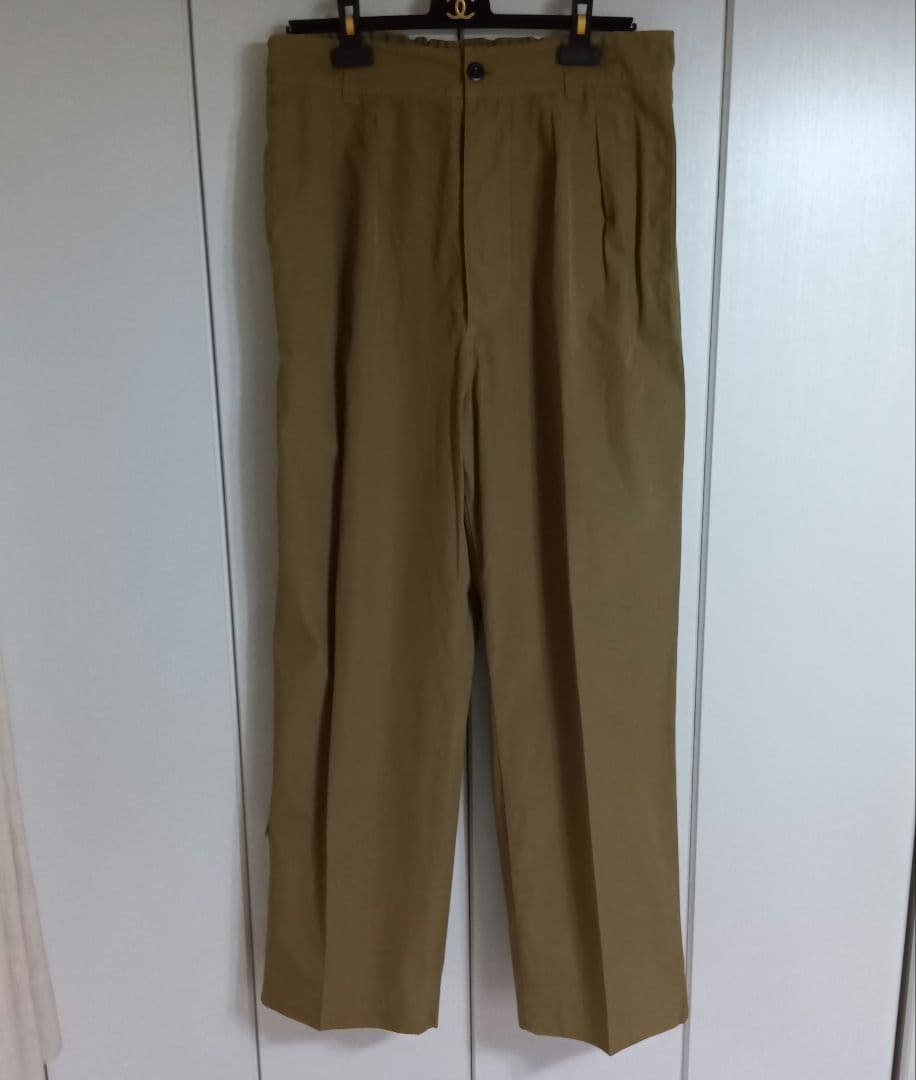 MHL　FINE　COTTON POPLIN TROUSERS　XL