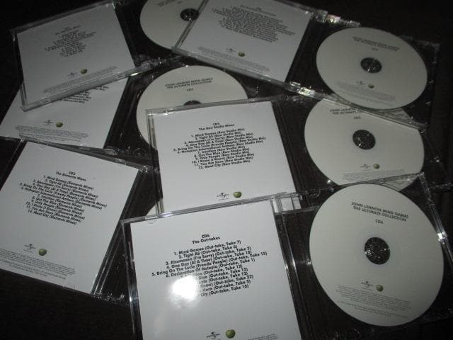 洋楽 john lennon mind games (VERY RARE SET!!)