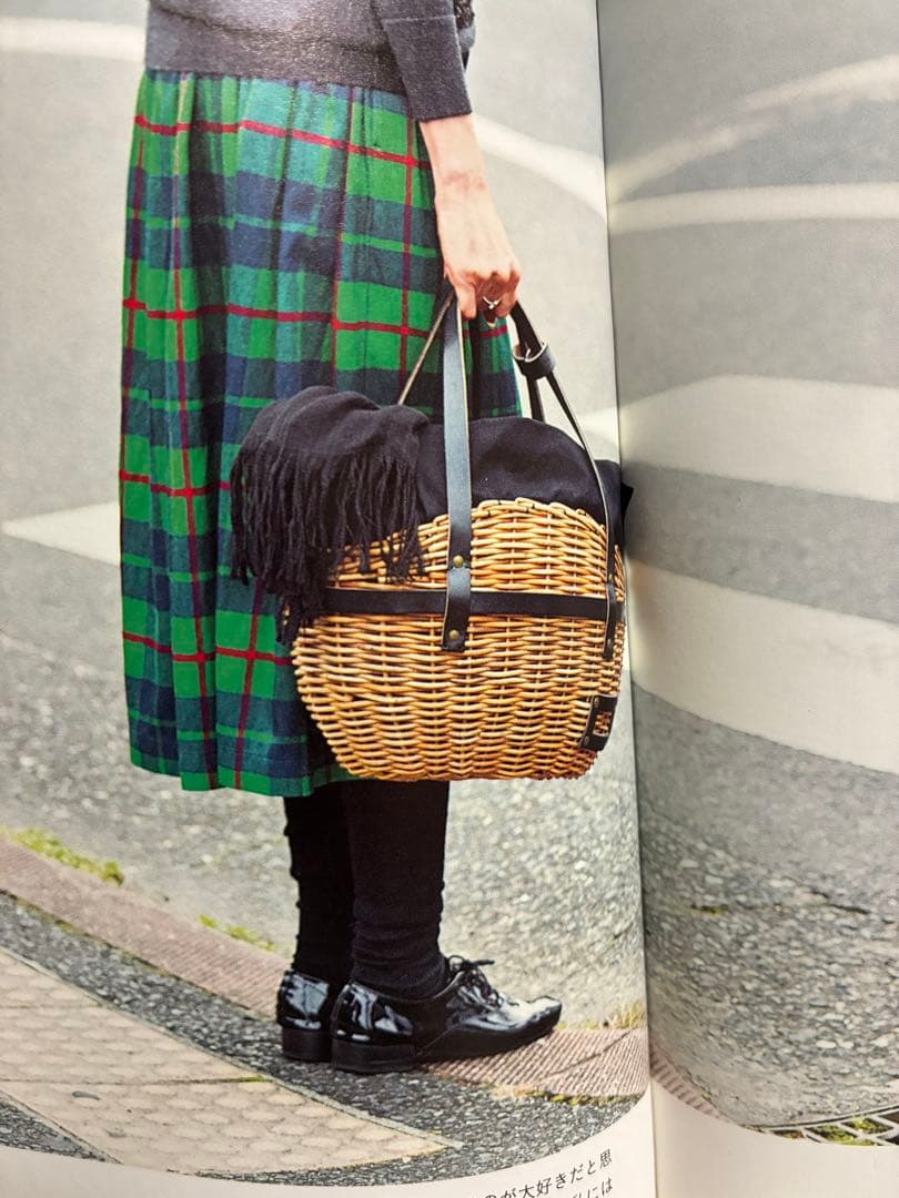 eb.a.gos 紅藤かごバッグ(エバゴス)