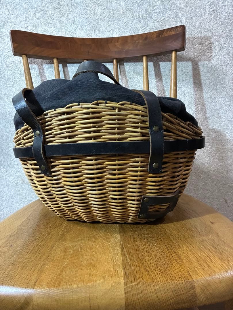 eb.a.gos 紅藤かごバッグ(エバゴス)