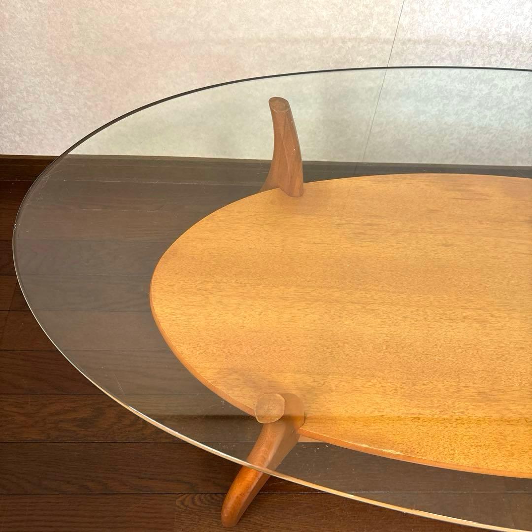 【良品】KOSUGA ガラス センターテーブル ヴィンテージ